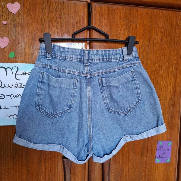 shorts jeans feminino corações