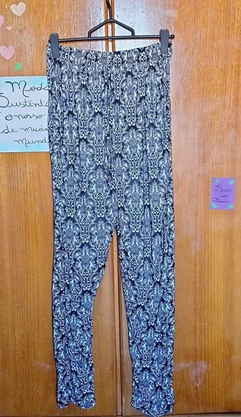calça feminina estampada