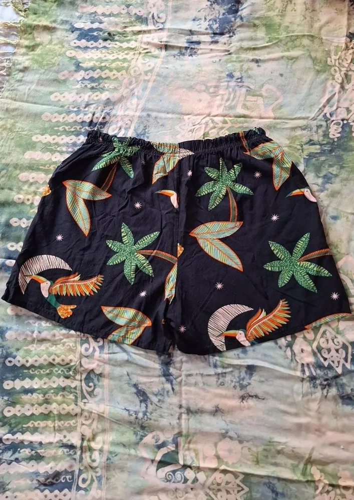 shorts feminino estampado tam m