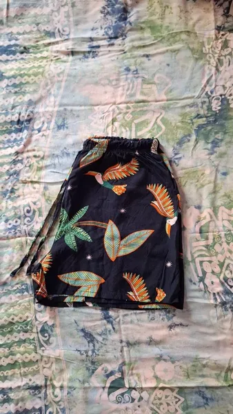 shorts feminino estampado tam m