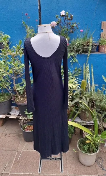 vestido longo salvatore fashion preto