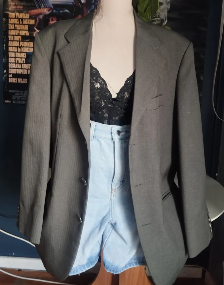 blazer vintage alfaiataria schander nardin
