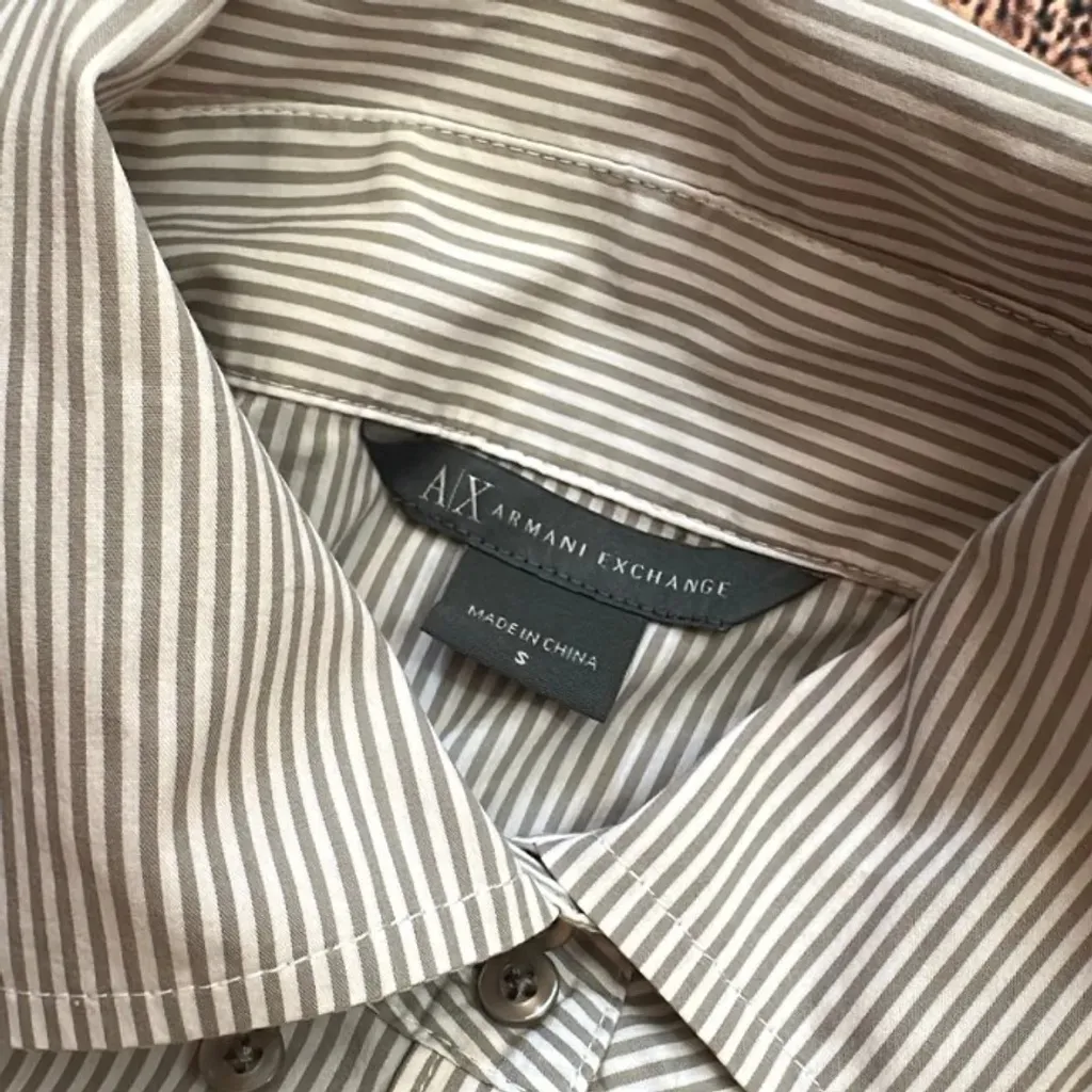 Camisa Armani Exchange Feminina Social Listrada P