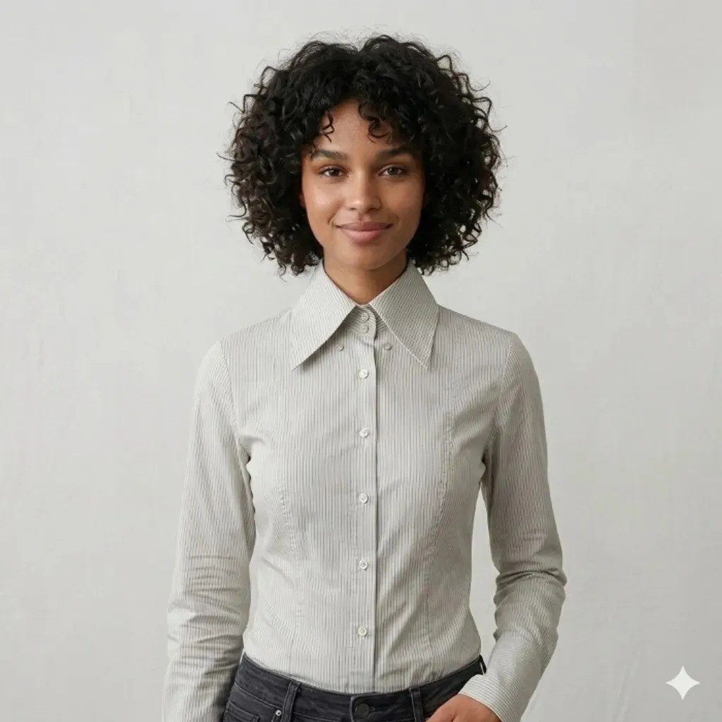 Camisa Armani Exchange Feminina Social Listrada P