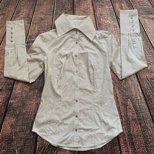 Camisa Armani Exchange Feminina Social Listrada P