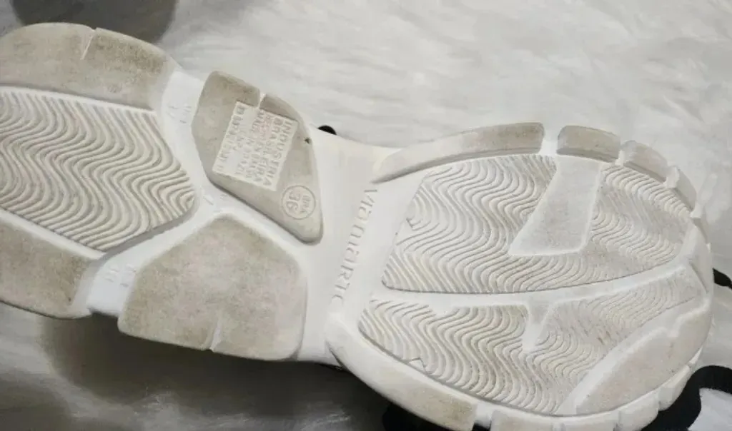 Tênis Via Marte Chunky 36 Branco Plataforma - Usado 1x Impecável