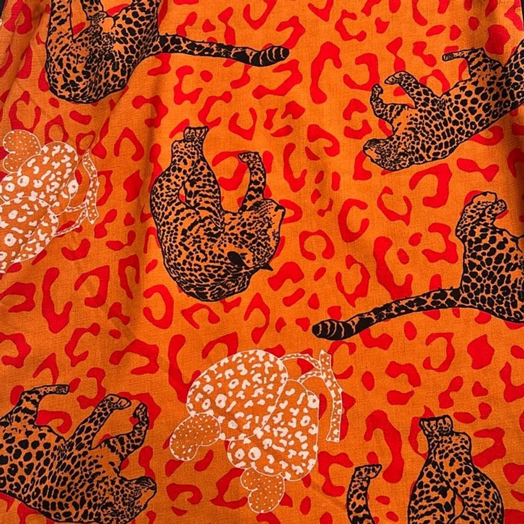 Vestido Farm Um Ombro Só Estampa Onça Tam G