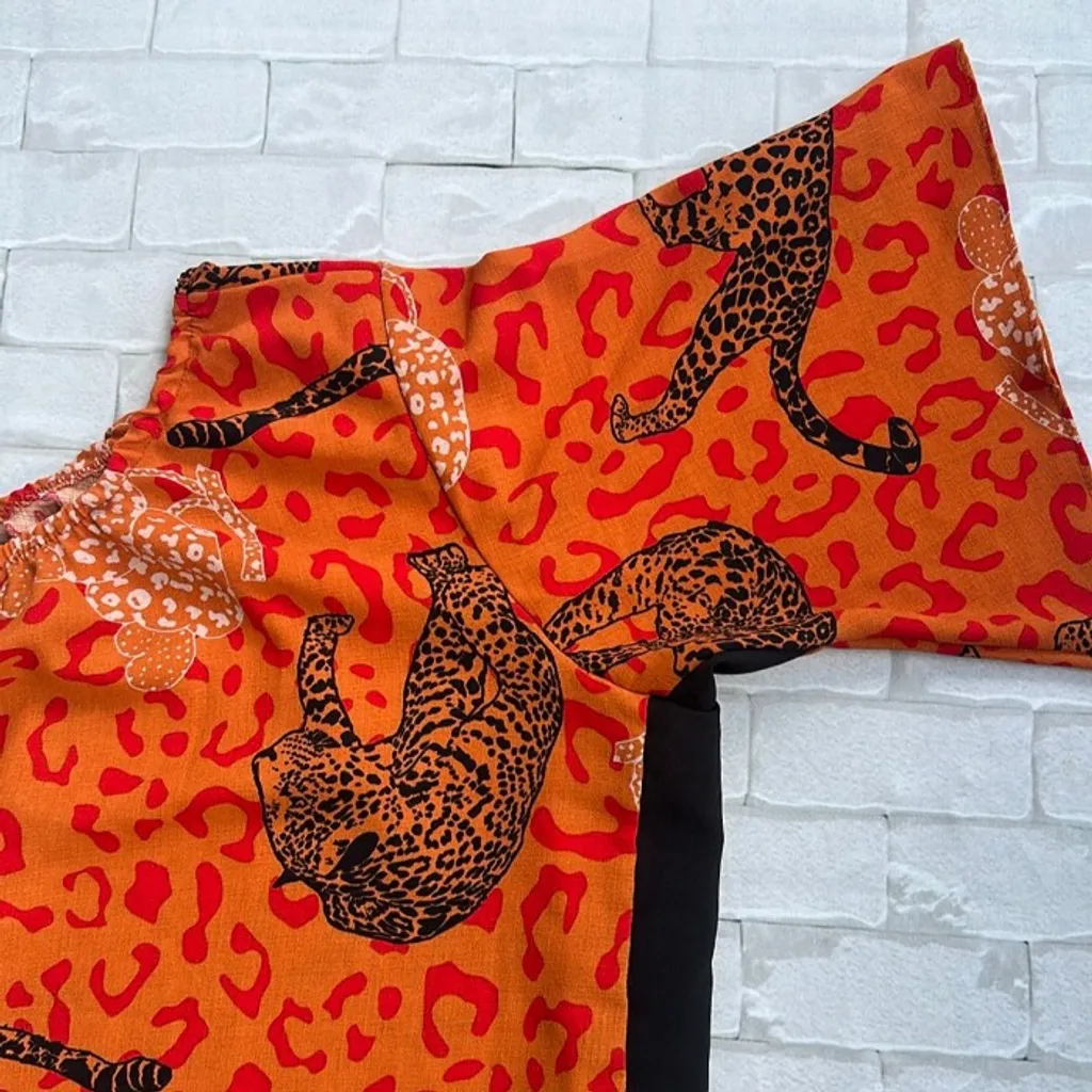 Vestido Farm Um Ombro Só Estampa Onça Tam G