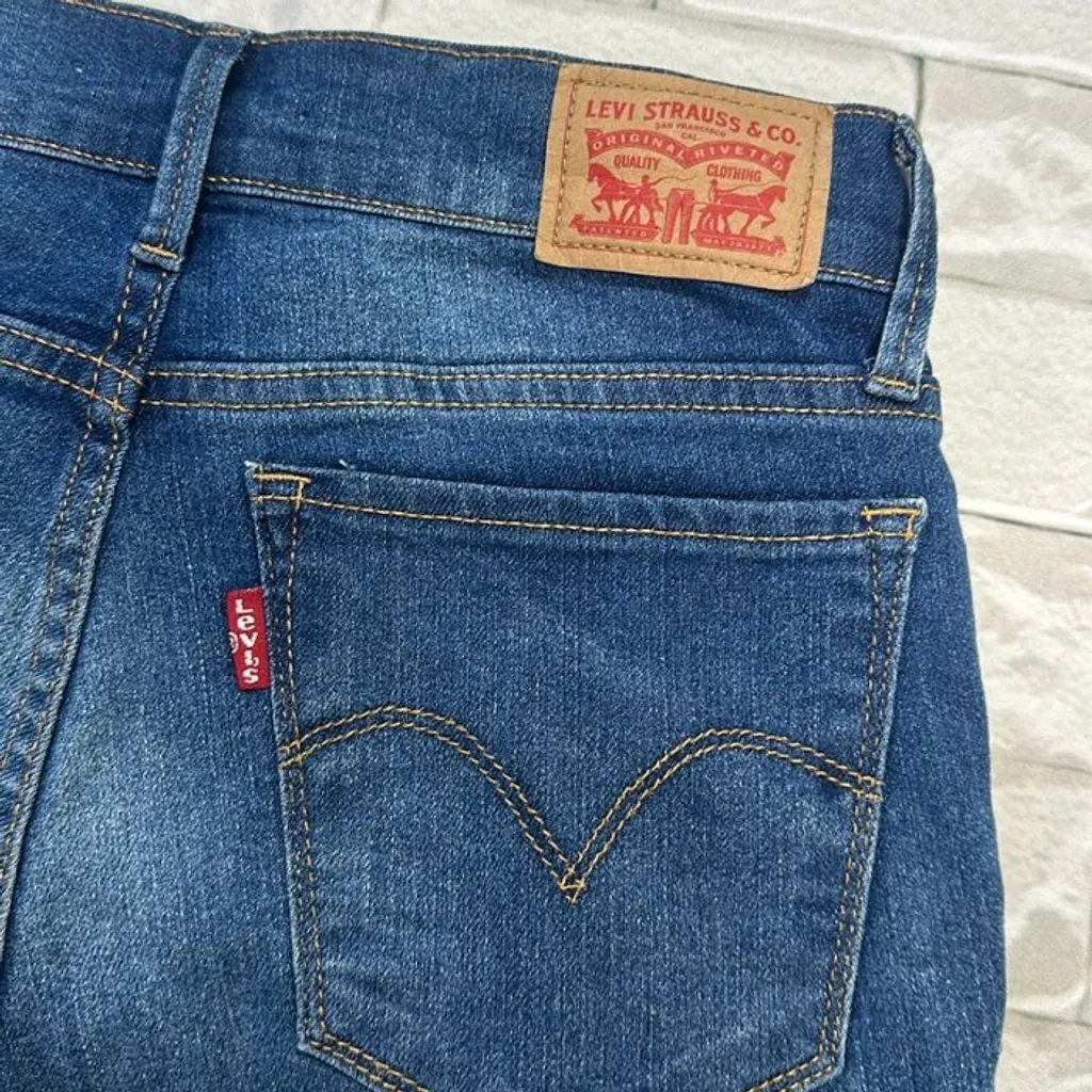 Calça Jeans Levis Feminina Skinny Azul Tam 36 Nova