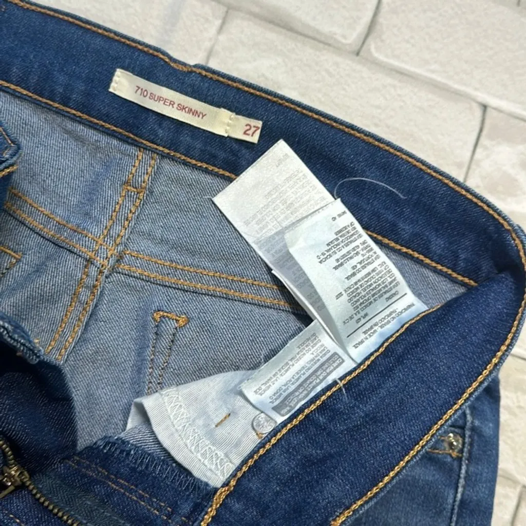 Calça Jeans Levis Feminina Skinny Azul Tam 36 Nova