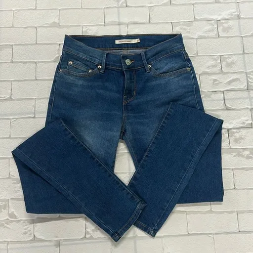 Calça Jeans Levis Feminina Skinny Azul Tam 36 Nova