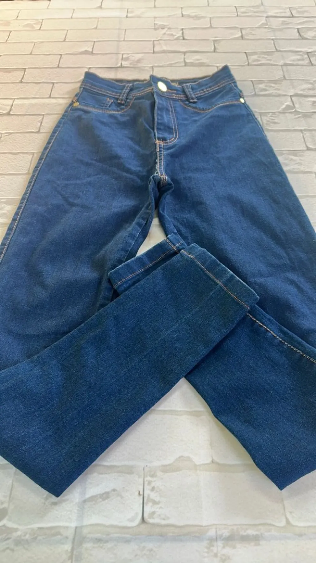 Calça Jeans Feminina Básica Levanta Bumbum Com Elastano Tam 38