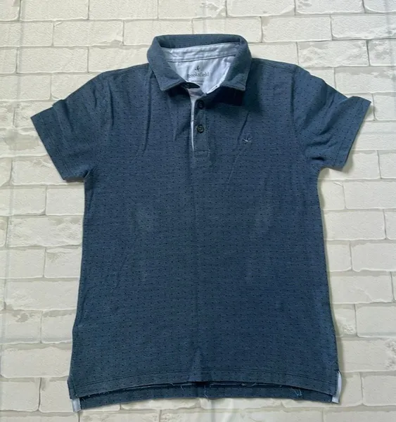 Brooksfield Camisa Polo Azul Infantil Tam 10