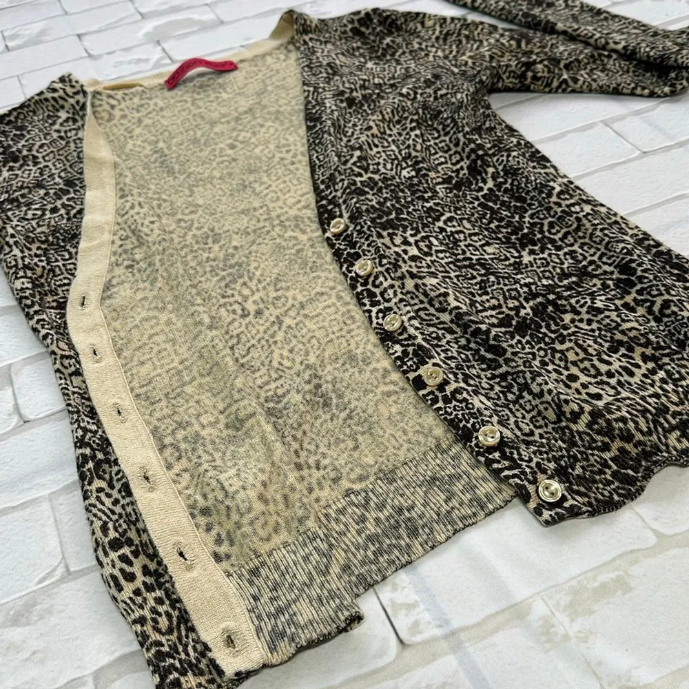 Casaco Animal Print C&A Feminino Manga Longa P