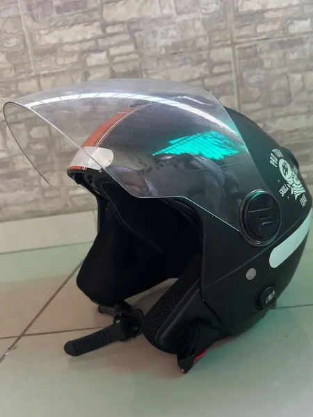 Capacete Pro Tork Skull Riders Preto Laranja 58