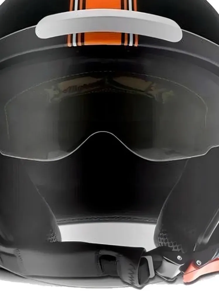 Capacete Pro Tork Skull Riders Preto Laranja 58