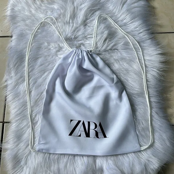 Sacochila Zara Branca Original Nova