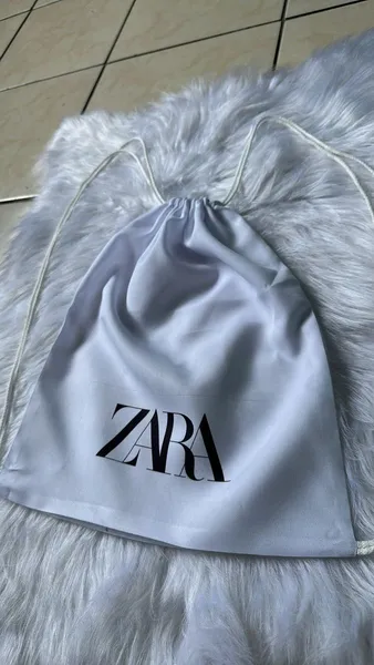 Sacochila Zara Branca Original Nova