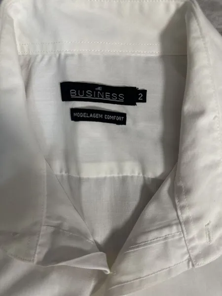 Camisa Social Masculina Branca C&a P