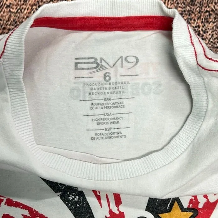 Camisa Infantil São Paulo Branca Tam 6
