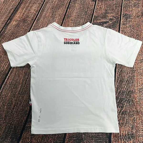 Camisa Infantil São Paulo Branca Tam 6