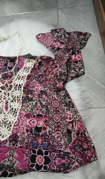 Blusa Forever 21 Floral Ombro Vazado Feminina