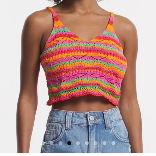 Cropped em croche renner