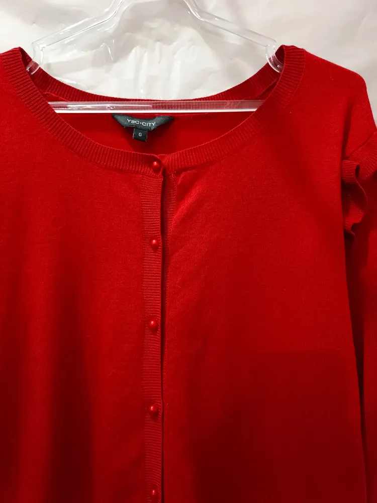 cardigan vermelho G ysc city