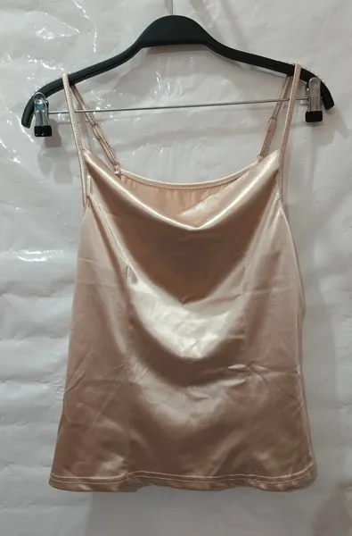 blusa regata cetim rose shein
