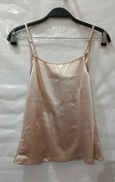 blusa regata cetim rose shein