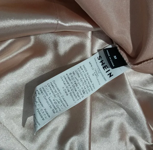 blusa regata cetim rose shein