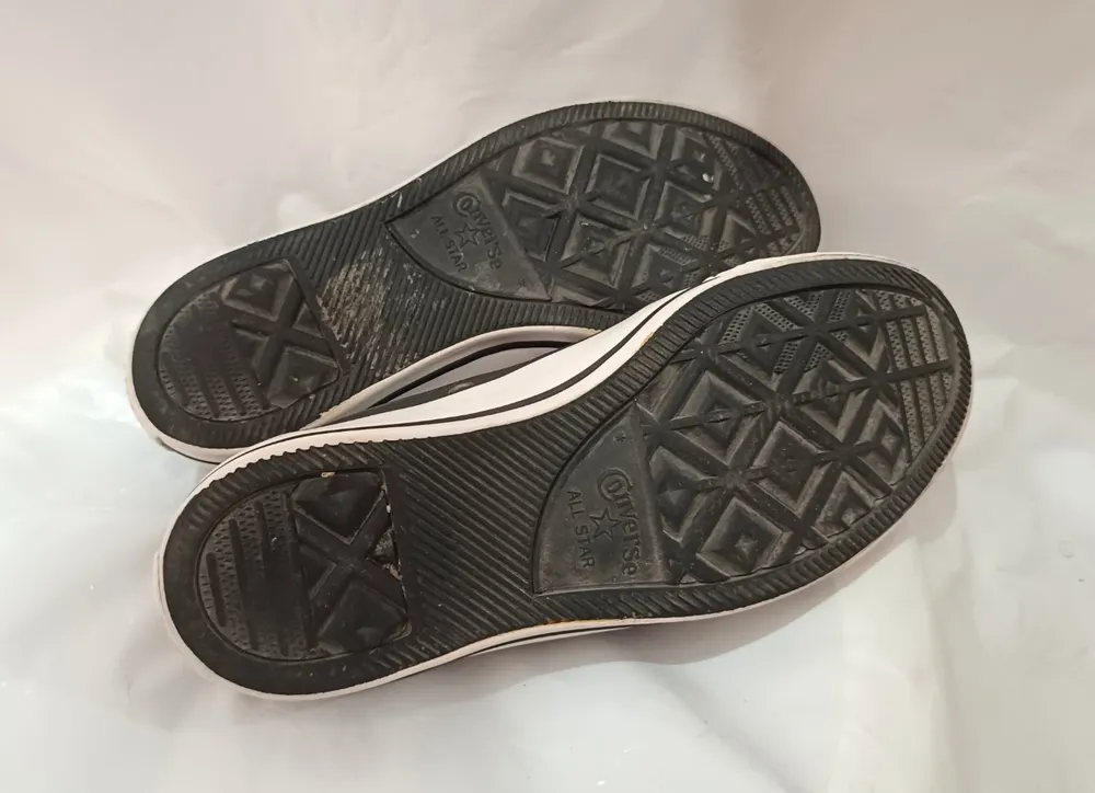 tênis converse all star couro preto 36