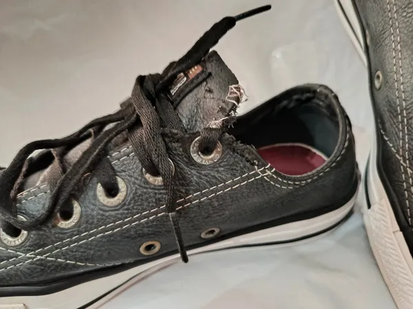 tênis converse all star couro preto 36