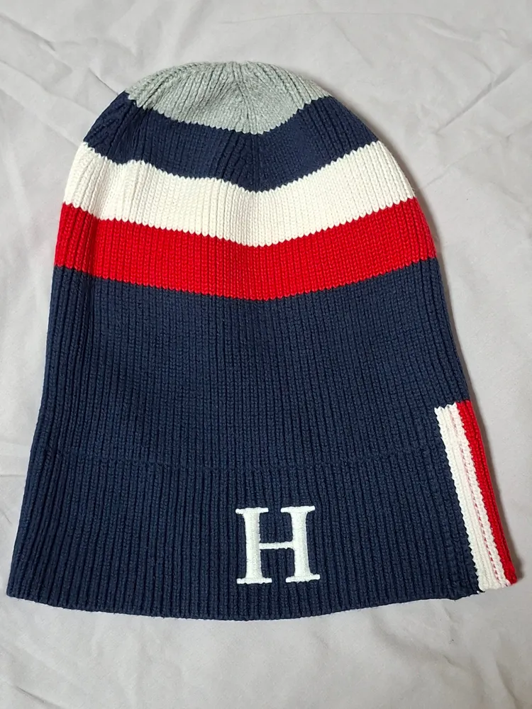 TOUCA TOMMY HILFIGER MALHA CANELADA