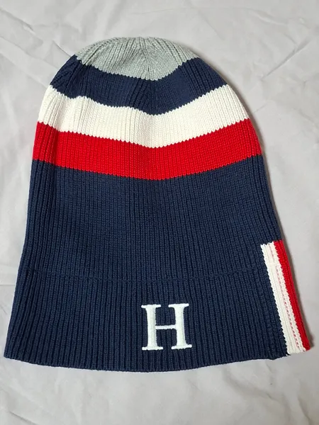 TOUCA TOMMY HILFIGER MALHA CANELADA