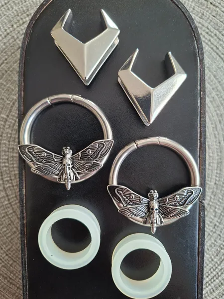 Conjunto de alargadores 28mm silicone, lança e libélula