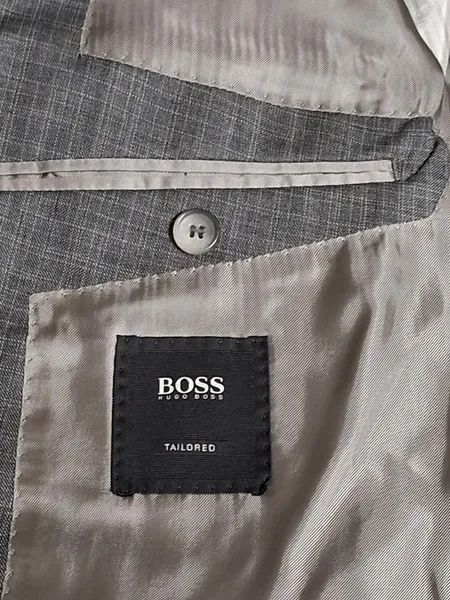 Conjunto de alfaiataria slim 36 38 P xadrez de giz cinza