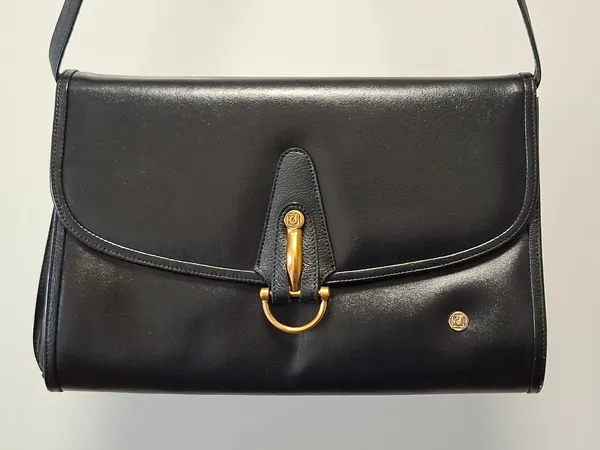 Bolsa carta Dinelli vintage preta
