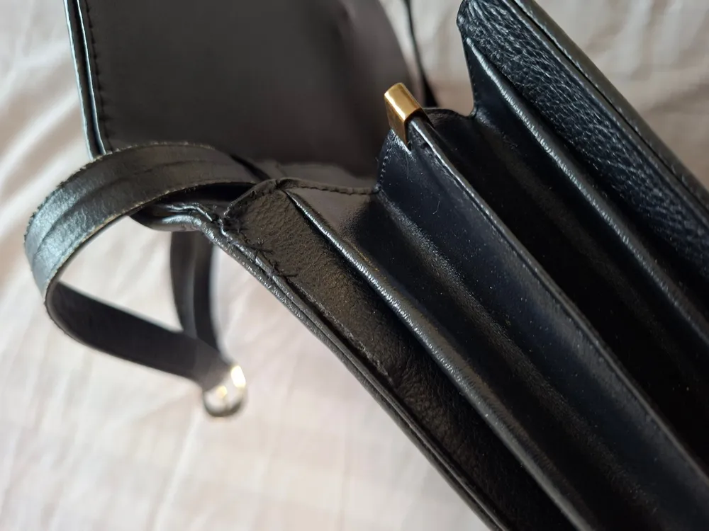 Bolsa carta Dinelli vintage preta