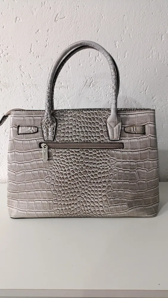 bolsa tote bag estruturada croco Queens Paris