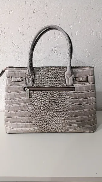 bolsa tote bag estruturada croco Queens Paris