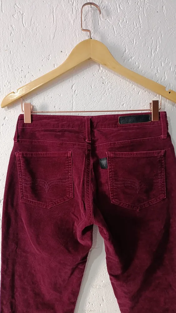 Calça skinny veludo vinho Tam 36 Cavalera