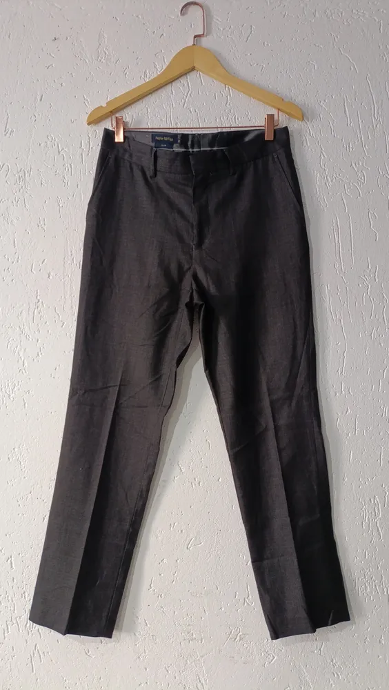 Calça alfaiataria slim chumbo masculina Tam 40 Preston Field