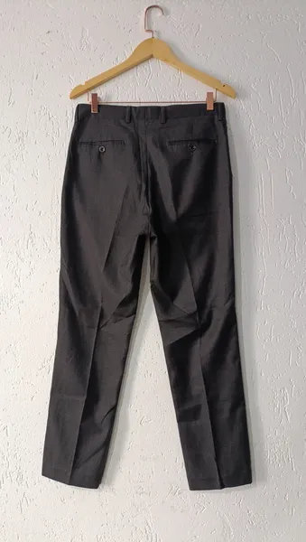 Calça alfaiataria slim chumbo masculina Tam 40 Preston Field