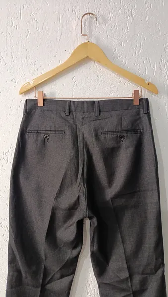 Calça alfaiataria slim chumbo masculina Tam 40 Preston Field
