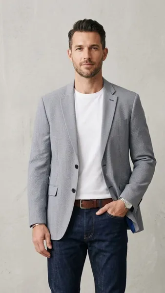 Blazer regular estampa pied de poule tam 42 Tommy Hilfiger