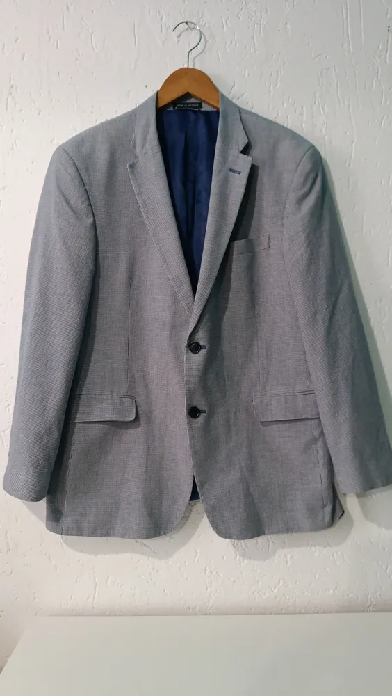 Blazer regular estampa pied de poule tam 42 Tommy Hilfiger