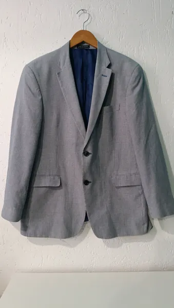 Blazer regular estampa pied de poule tam 42 Tommy Hilfiger