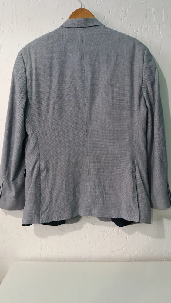 Blazer regular estampa pied de poule tam 42 Tommy Hilfiger