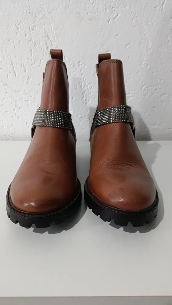 Bota Chelsea couro legítimo 36 Martinez